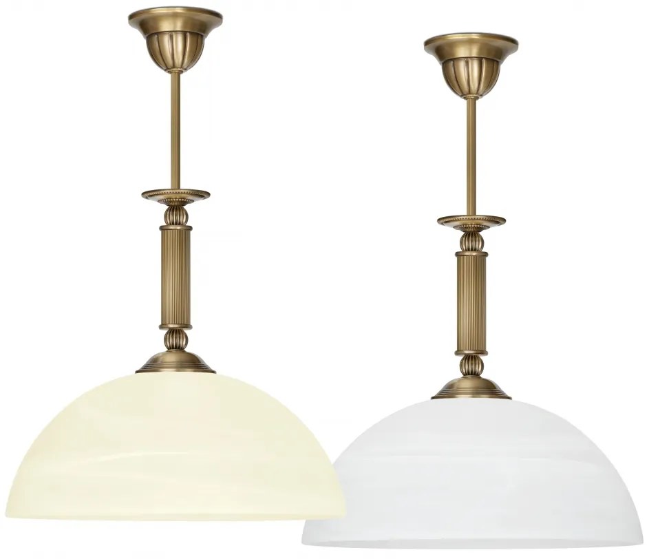 Lampa mosiężna z 1 kloszem H-S1