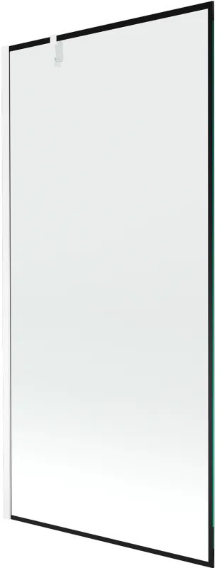 Mexen Next parawan nawannowy 1-skrzydłowy 90 x 150 cm, czarny wzór, biały - 895-090-000-00-70-20