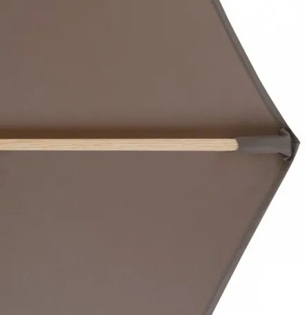 ALU WOOD 3,5 m - parasol z rączką z ochroną ULTRA UV : Substancja Desen - 846