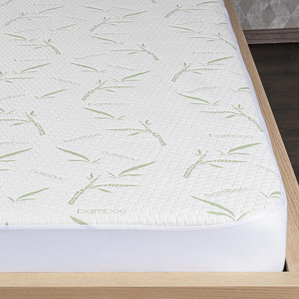 4Home Bamboo Wodoodporny ochraniacz na materac z lamówką, 180 x 200 cm