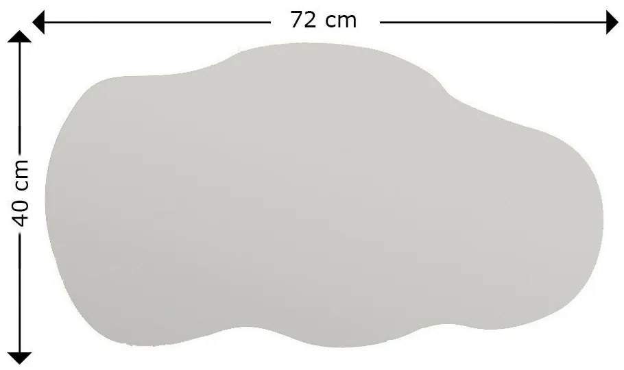 Lustro Baby Black 40 x 72 cm