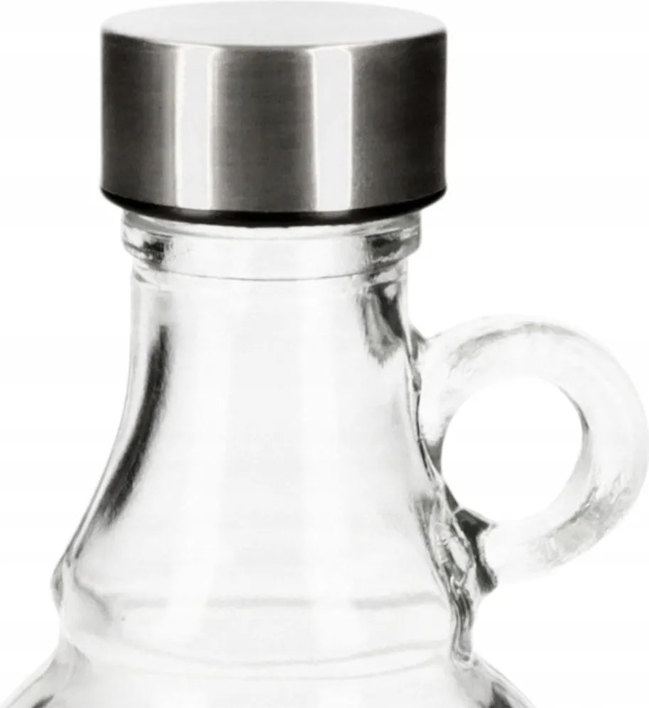 Karafka szklana Butelka Galon 1000ml Ucho Dama Na Wino Whisky Grube Szkło