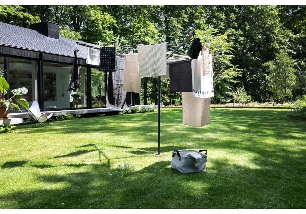 Antracytowa ogrodowa suszarka na pranie 50 m Topspinner – Brabantia