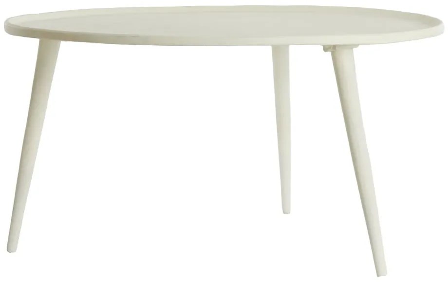 Kremowy metalowy okrągły stolik ø 67,5 cm Babina – Light &amp; Living
