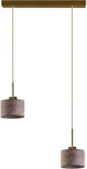 Lampa wisząca do kuchni na złotym stelażu - P2-M87
