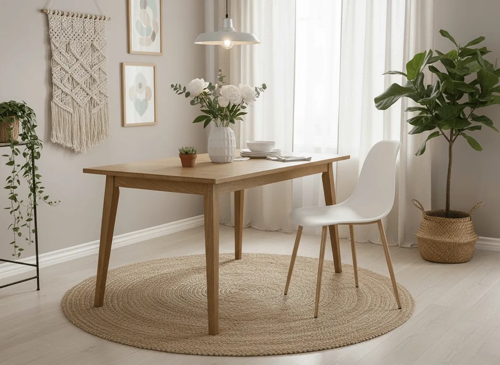 Białe krzesło OSAKA