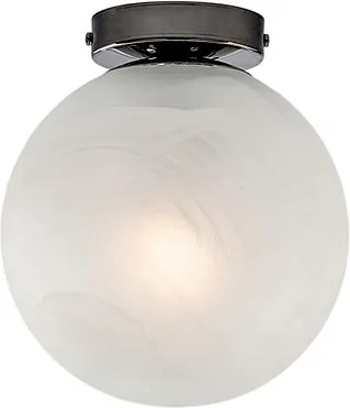 Lampa sufitowa Olaf z brązowanego żelaza 1 światło z kulą dm.20 H.23 Ø20 BL294-PL1-NR