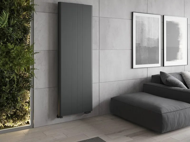 Mexen Line VR20SL grzejnik płytowy 1800 x 600 mm, podłączenie dolne środkowe, 1308 W, antracyt - W6VR20SL-180-060-66