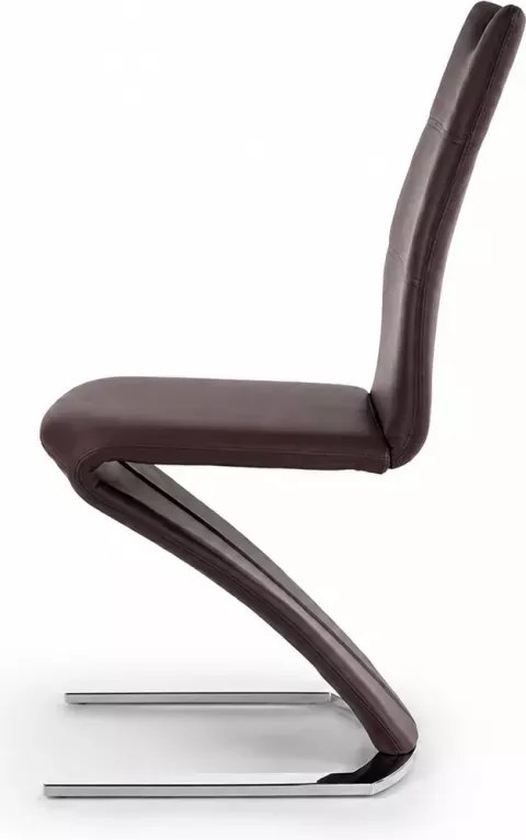 Nowoczesne wygięte krzesło Chic do jadalni