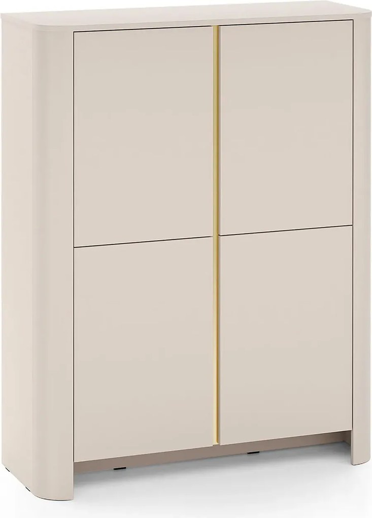 Kaszmirowa komoda z półkam M1-G99