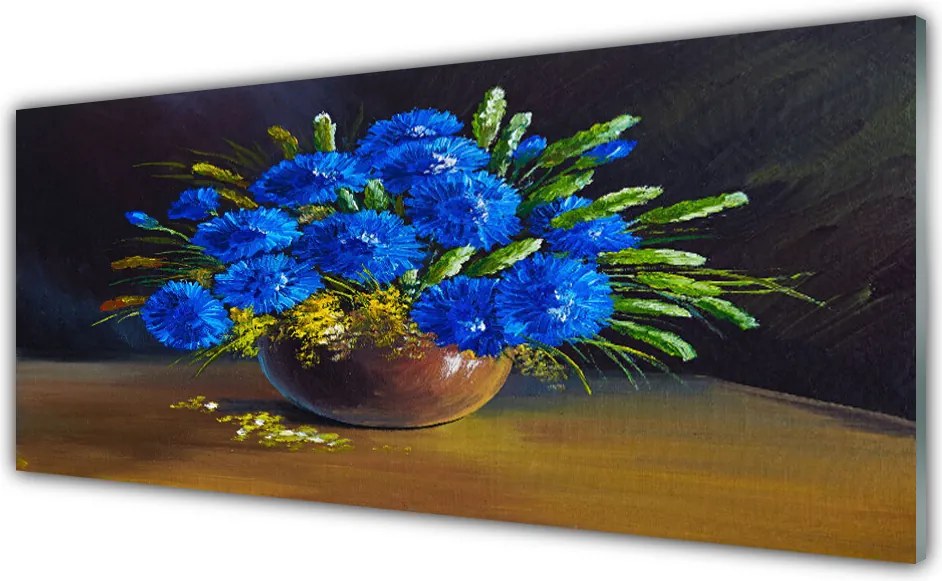 Panel Szklany Wyrafinowany Dekor Kwiatowy