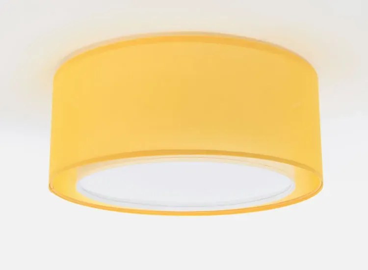 Żółty nowoczesny plafon sufitowy nad stół - 4X S437 G4-K18