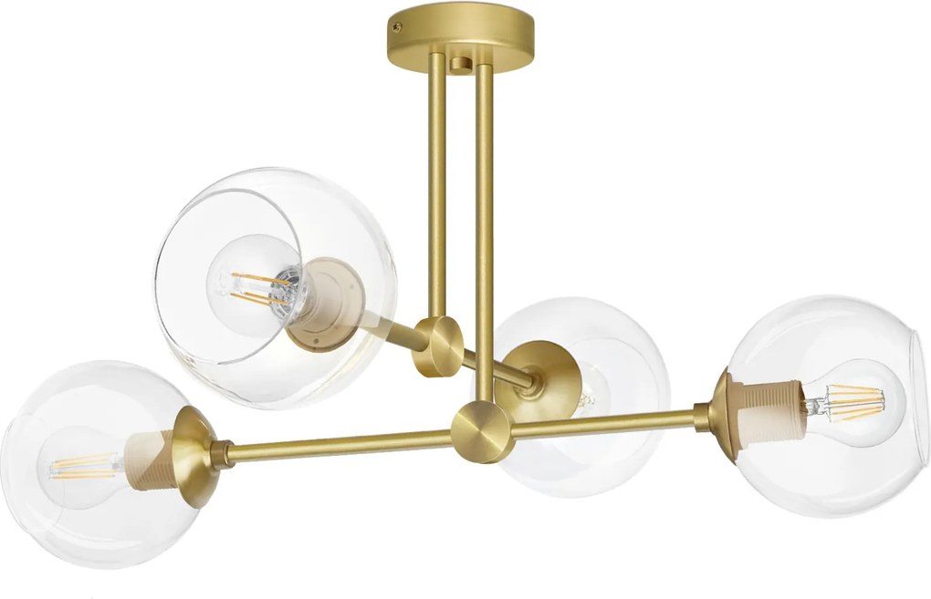 Lampa wisząca złota 4 punktowa GT-S4S