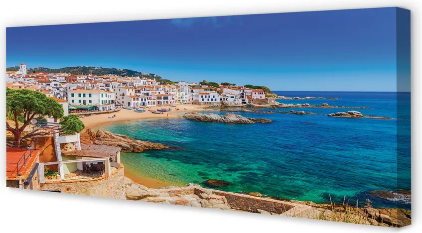 Obraz na płótnie Nadmorska Plaża o Poranku