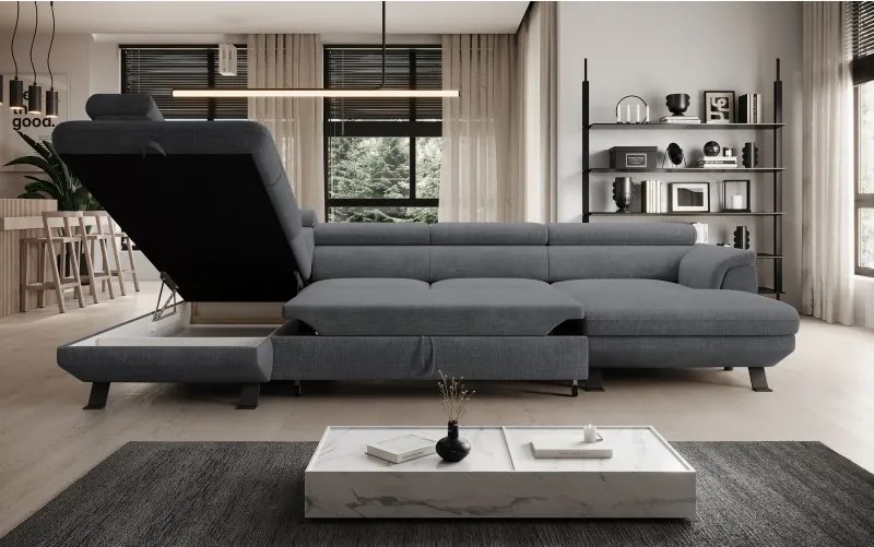 Narożnik RAVEN XL z funkcją spania WERSAL