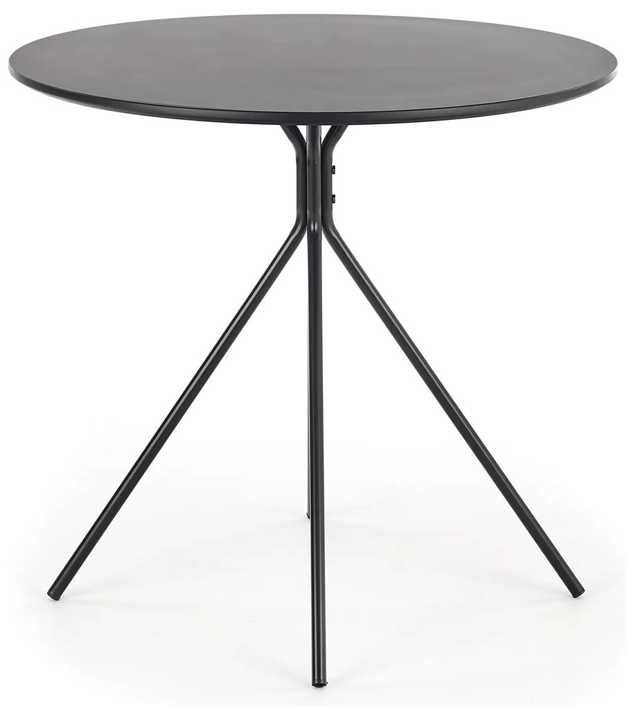 PROMOCJA Czarny stół jadalniany PHANTOM 80x80 II. jakość