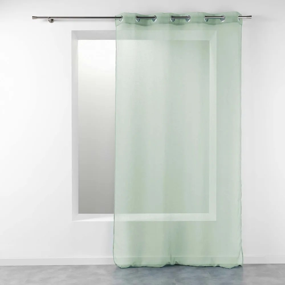 Jasnozielona firanka 140x240 cm Telma – douceur d'intérieur