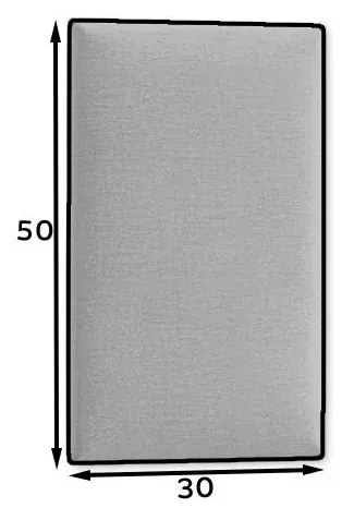Panel tapicerowany QUADRATTA 50x30 różowy ELTAP