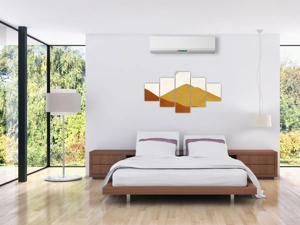 Obraz - Góry akwarelowe N⁰1 (125x70 cm)