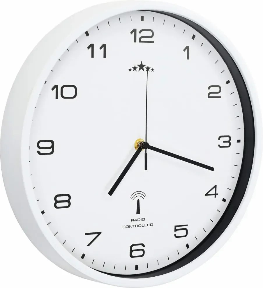 Biały okrągły zegar wiszący 31 cm Z2-C53
