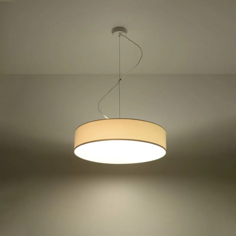 Biała lampa wisząca ø 45 cm Atis – Nice Lamps