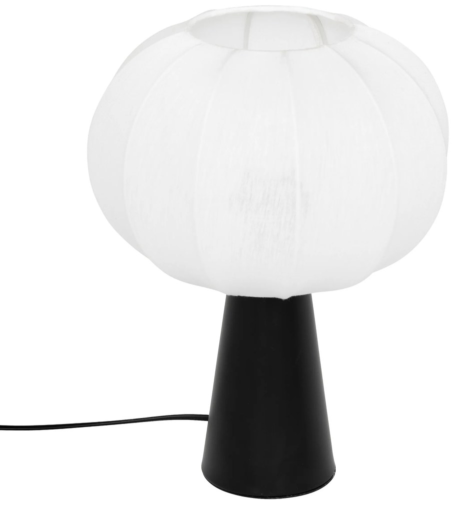 Lampka nocna TOBIE z bawełnianym abażurem, Ø 25 cm