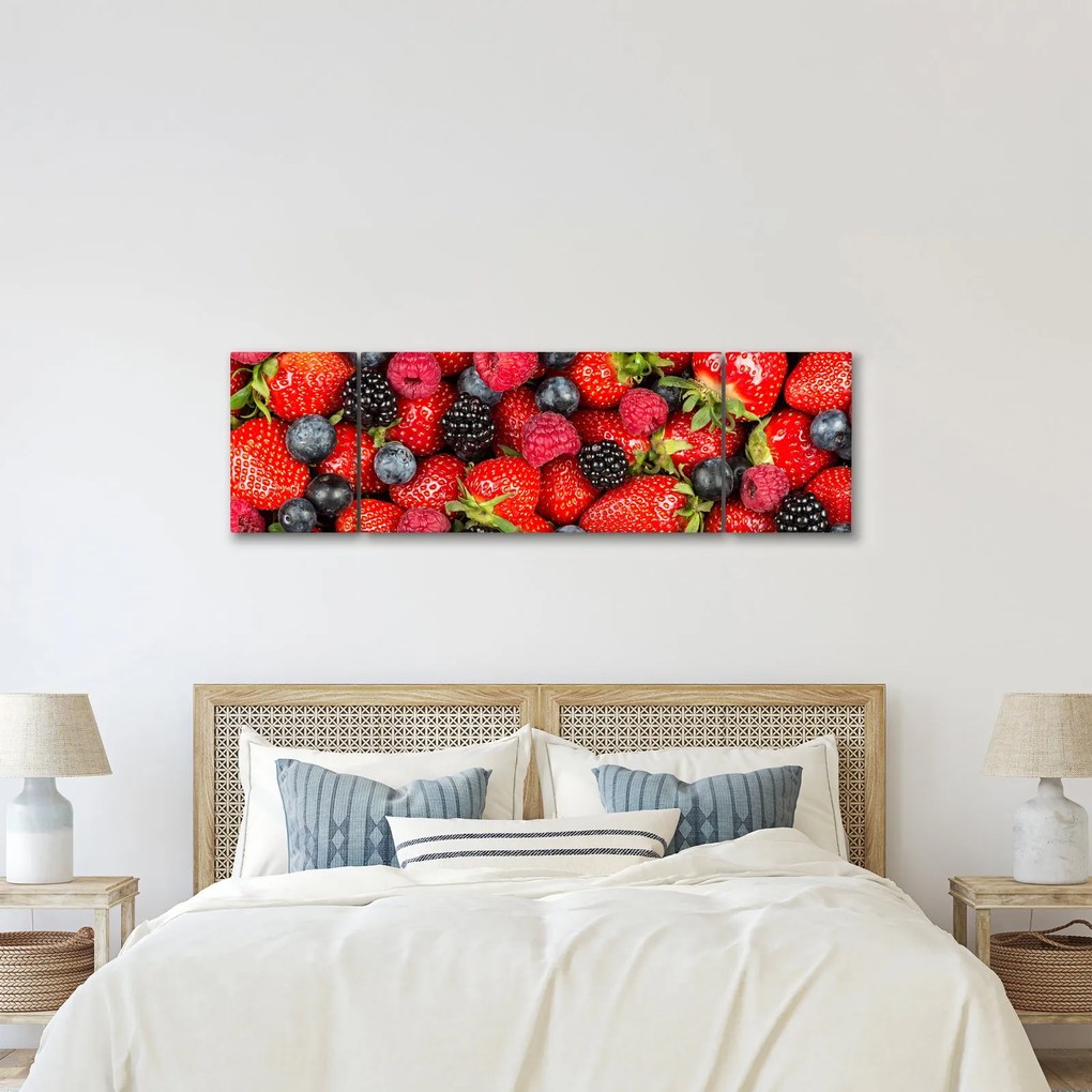 Obraz - Ładunek owoców (170x50 cm)