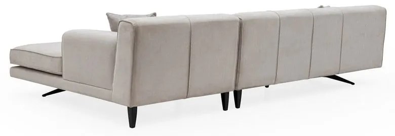 Beżowa sofa narożna Artie Jivago, narożnik prawy
