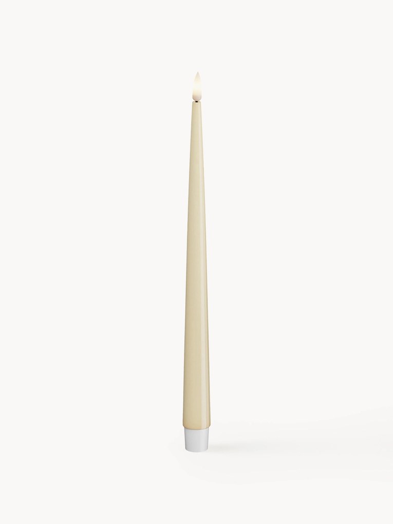 Ręcznie wykonana świeca stołowa LED Real Flame, W 28 cm, 2 szt.