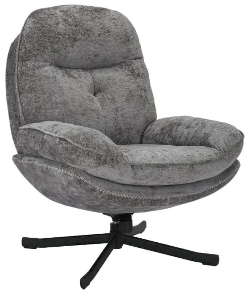 Fotel do salonu HARPER szary obracany SIGNAL
