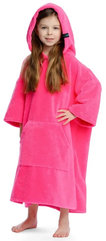 Towee Surf ponczo MONO Bubblegum pink, 60 x 80 cm
