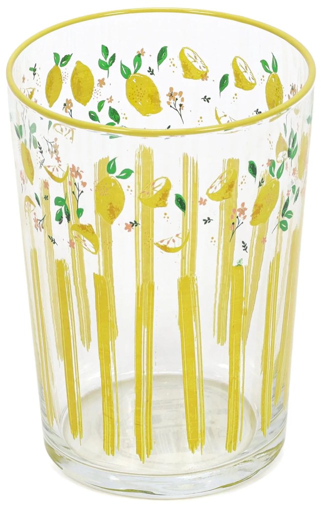 Duża szklanka w owocowy wzór, 510 ml