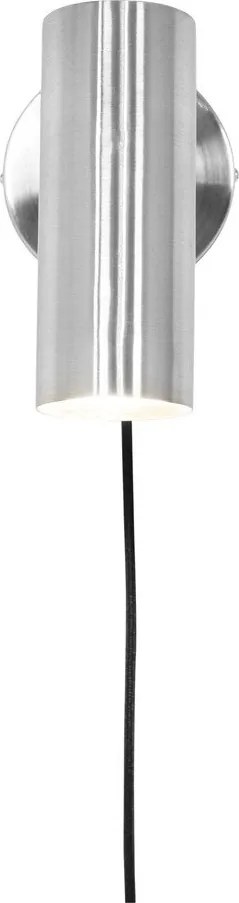 Stalowy kinkiet do kontaktu w kolorze srebra Paris – House Nordic