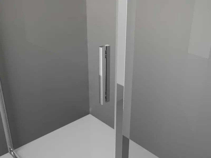 Mexen Exo-BR kabina prysznicowa uchylna 75 x 75 cm, transparent, chrom - 8181-075-075-01-00