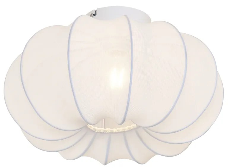 Lampa sufitowa Japandi biała 37 cm - Plu AsyeshaJapandi Oswietlenie wewnetrzne