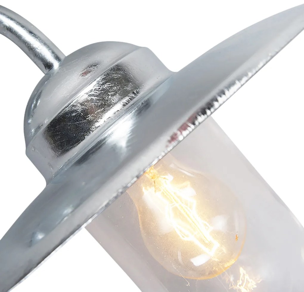 Inteligentna lampa ścienna zewnętrzna cynkowa IP44 z Wi-Fi A60 - Munich