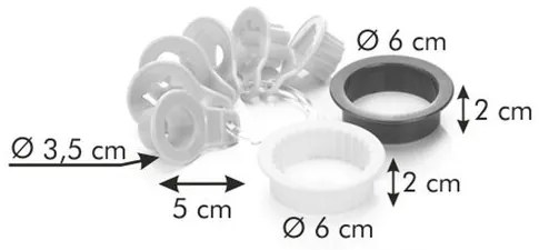 Tescoma Delícia foremki do wykrawania kruchych ciasteczek