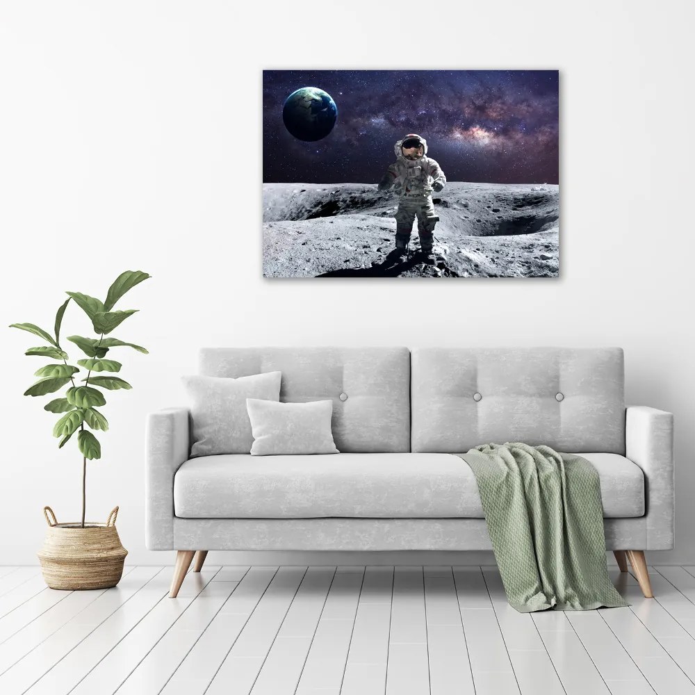 Foto obraz szkło hartowane Astronauta