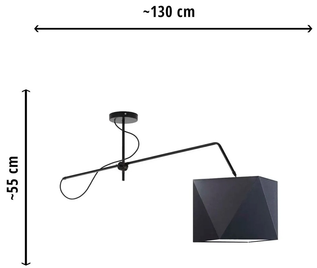 Lampa wisząca z regulowanym stelażem D6-S27