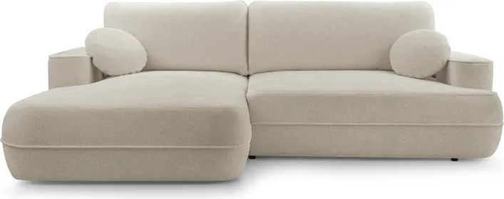 Narożnik FUEGO wolnostojący układ L strona Lewa z funkcją spania w tkaninie Bubble 03