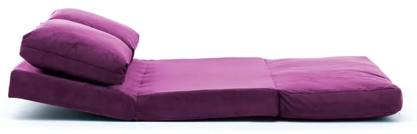 Fioletowa rozkładana sofa 120 cm Taida – Balcab Home