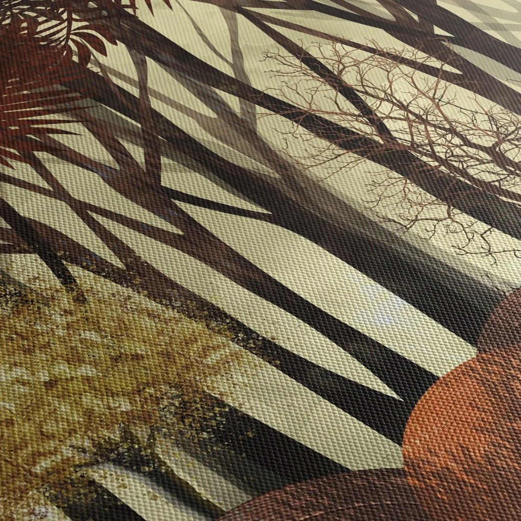 Obraz - Las dekoracyjny (170x50 cm)