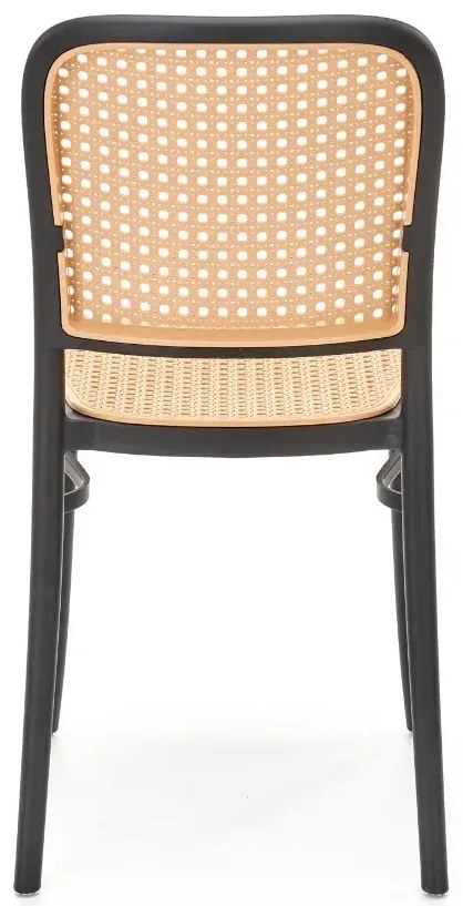 Krzesło K-483 naturalne/czarne HALMAR