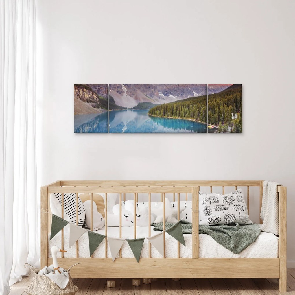 Obraz - Górski krajobraz Kanady (170x50 cm)