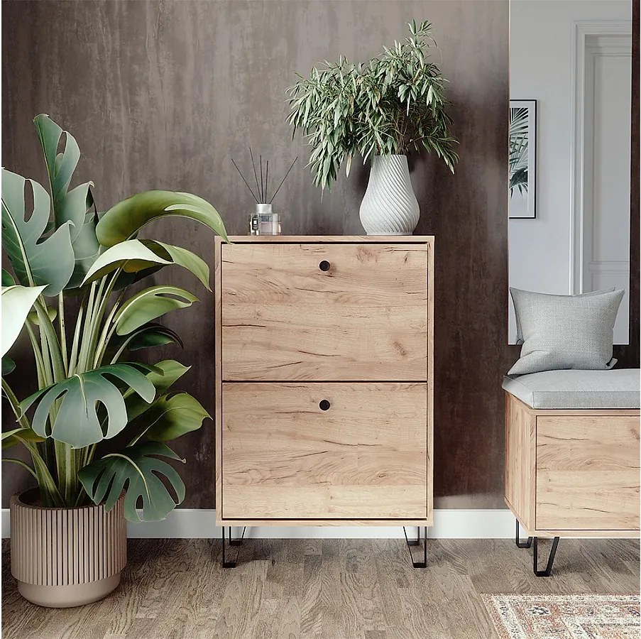 Wywrotka do butów złoty dąb energetyczny 60x26x92 siri