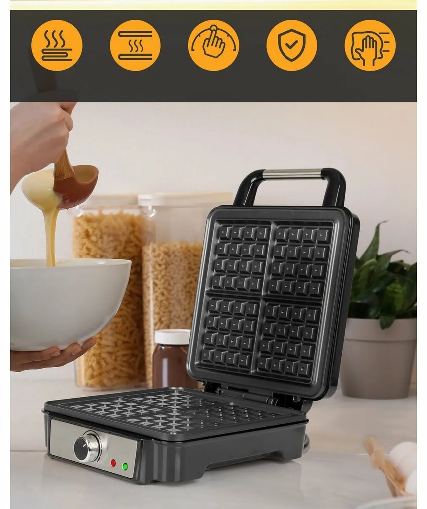 ProfiCook WA 1241 Gofrownica 24 x 24 cm
