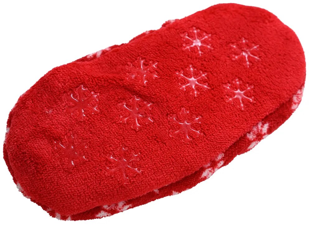 Kapcie dziecięce CHRISTMAS KIDS, w kolorze czerwonym - różne rozmiary Wielkość: 27 - 30