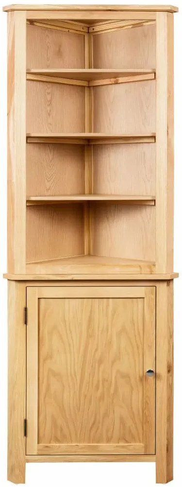 Wysoka szafka narożna stojąca dąb L0-D51