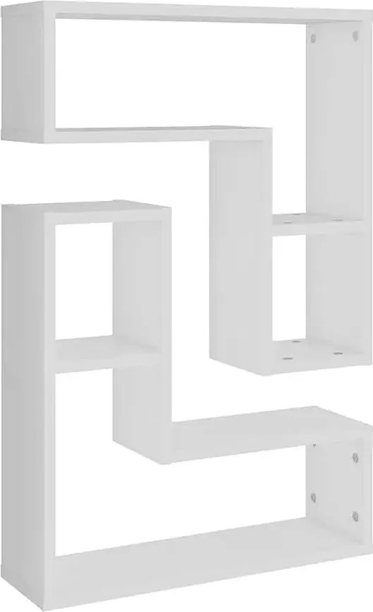 Komplet 2 Nowoczesny Półek Ściennych C1-C10