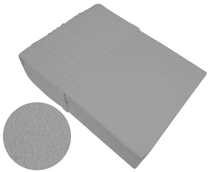 Prześcieradło frotte z gumką Bielbaw 220x200 stalowe GRENO
